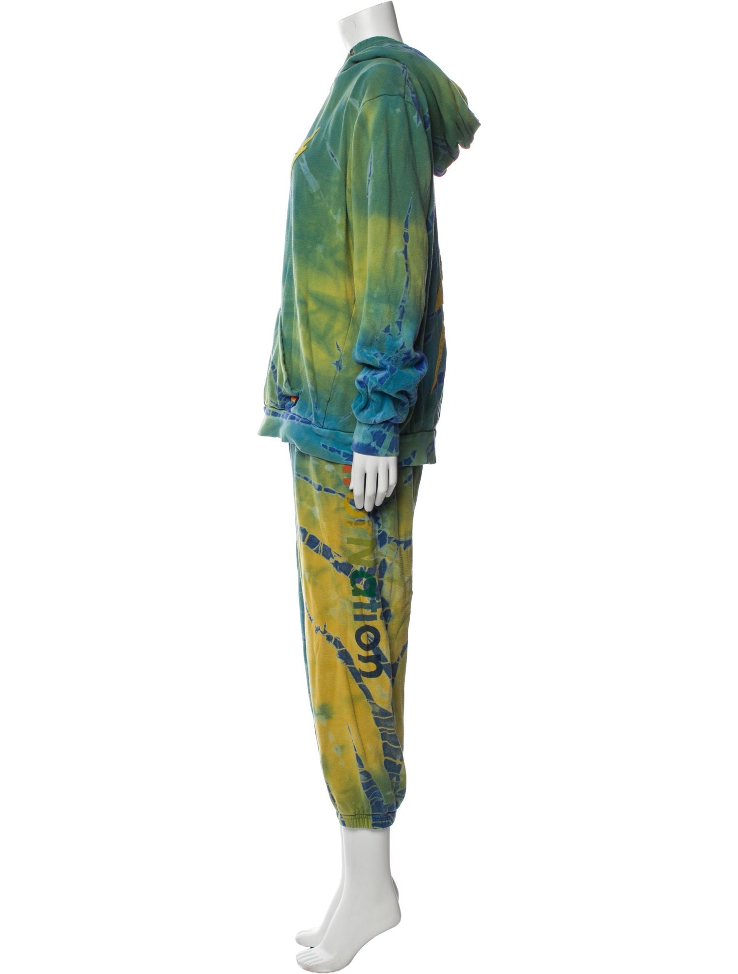 Aviator Nation Tie-Dye Print Pant Set