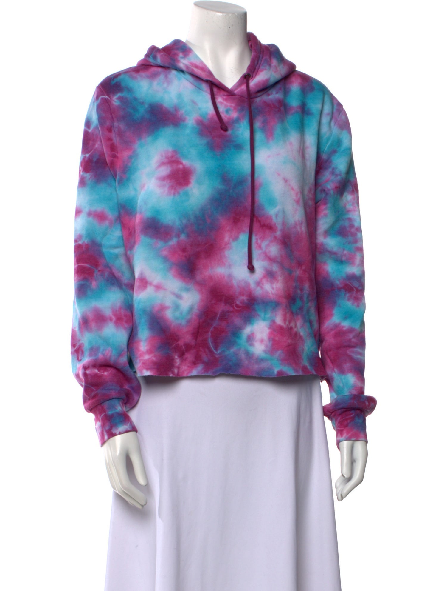Aviator Nation Tie-Dye Print Crew Neck Sweatshirt