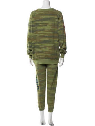 Aviator Nation Camouflage Print Pant Set