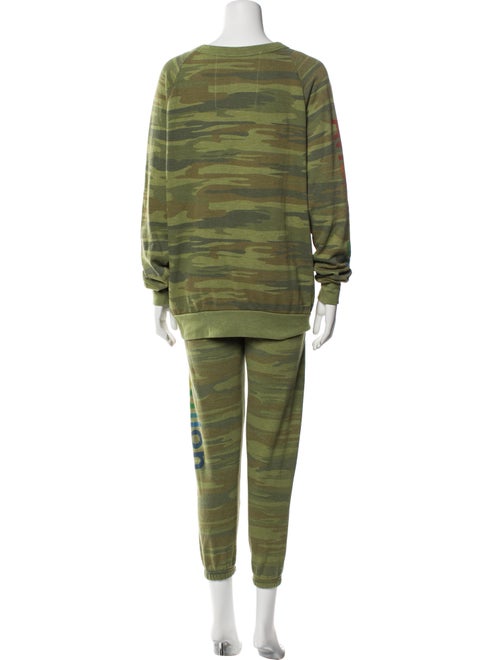 Aviator Nation Camouflage Print Pant Set