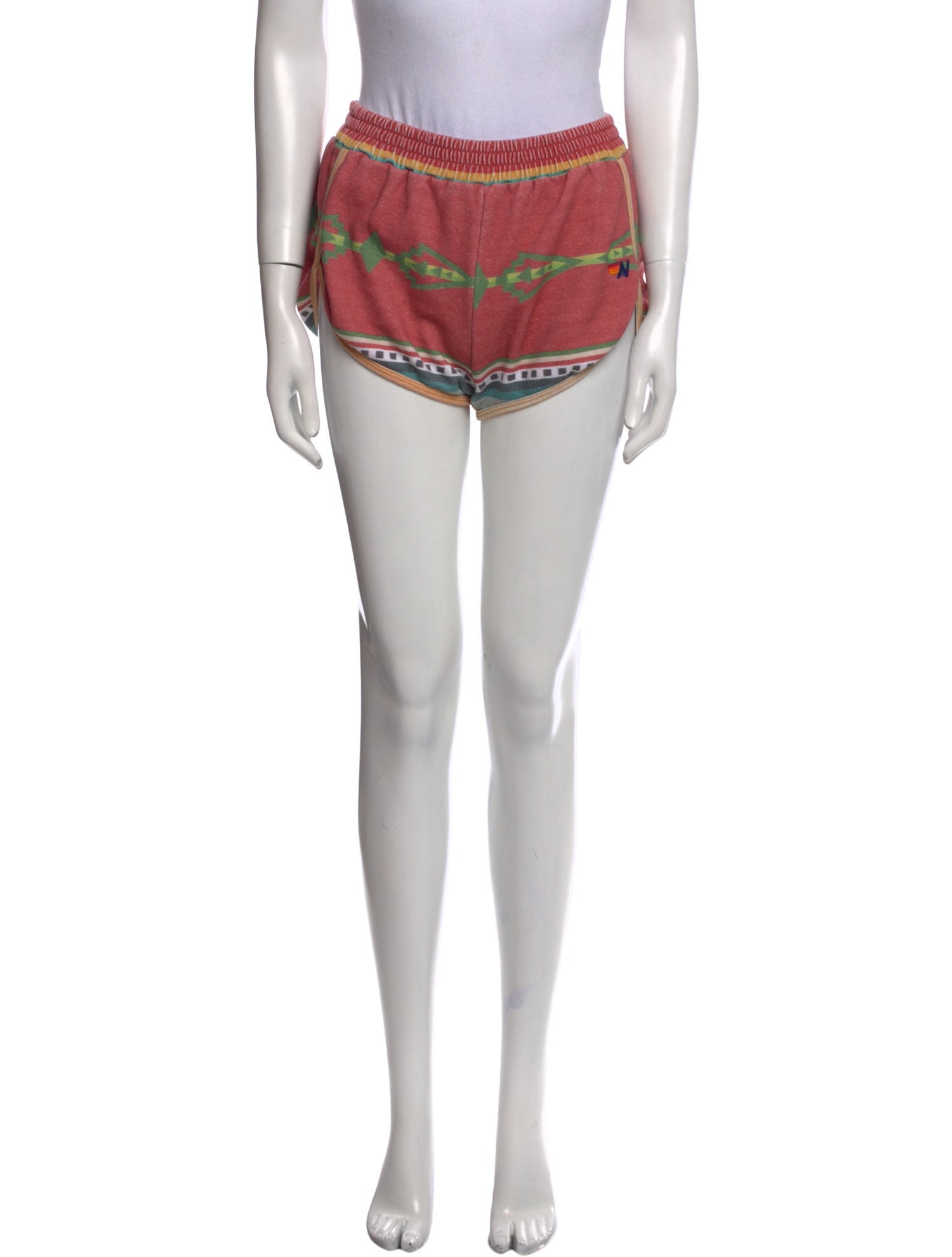 Aviator Nation Printed Mini Shorts