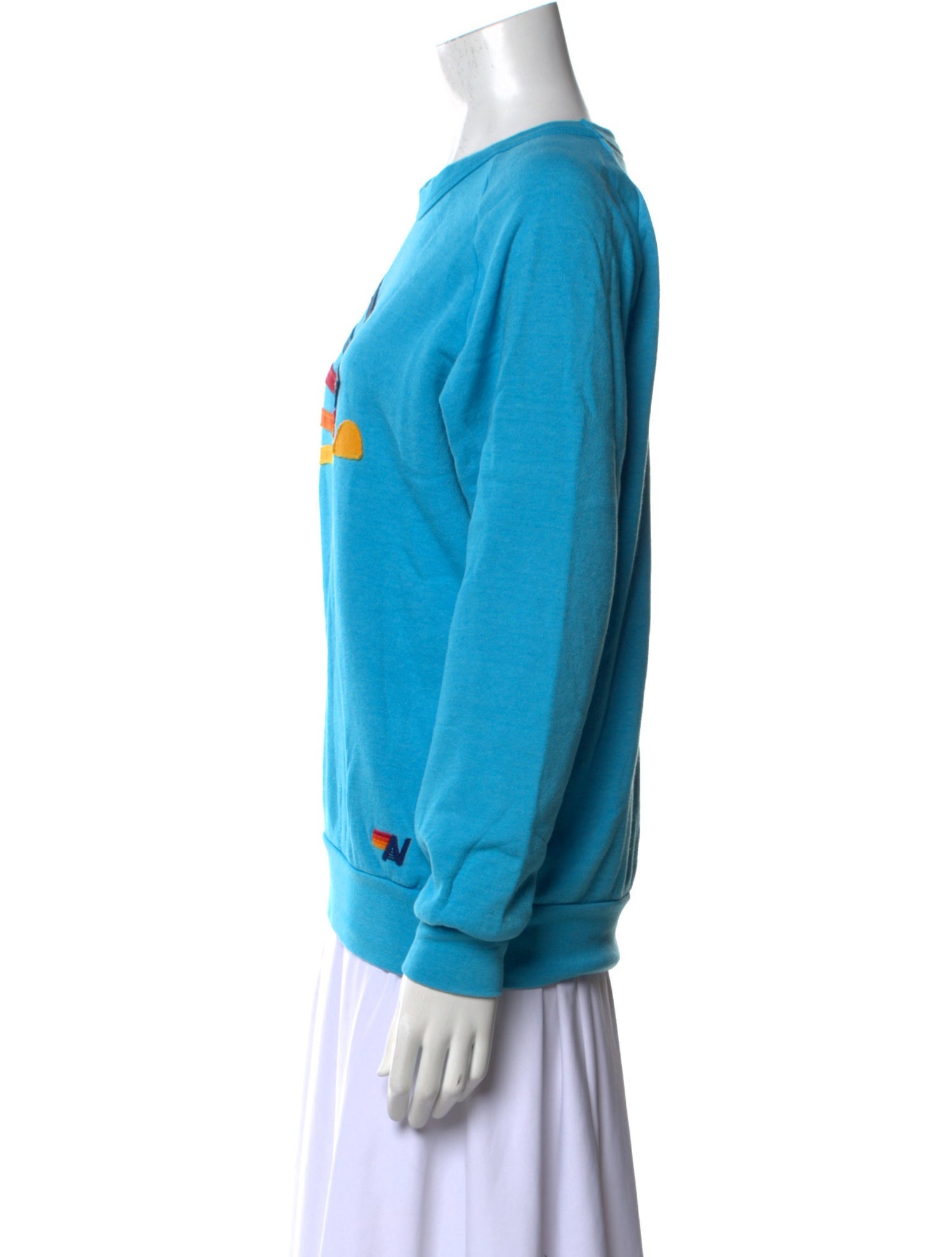 Aviator Nation Graphic Print Crew Neck Sweatshirt