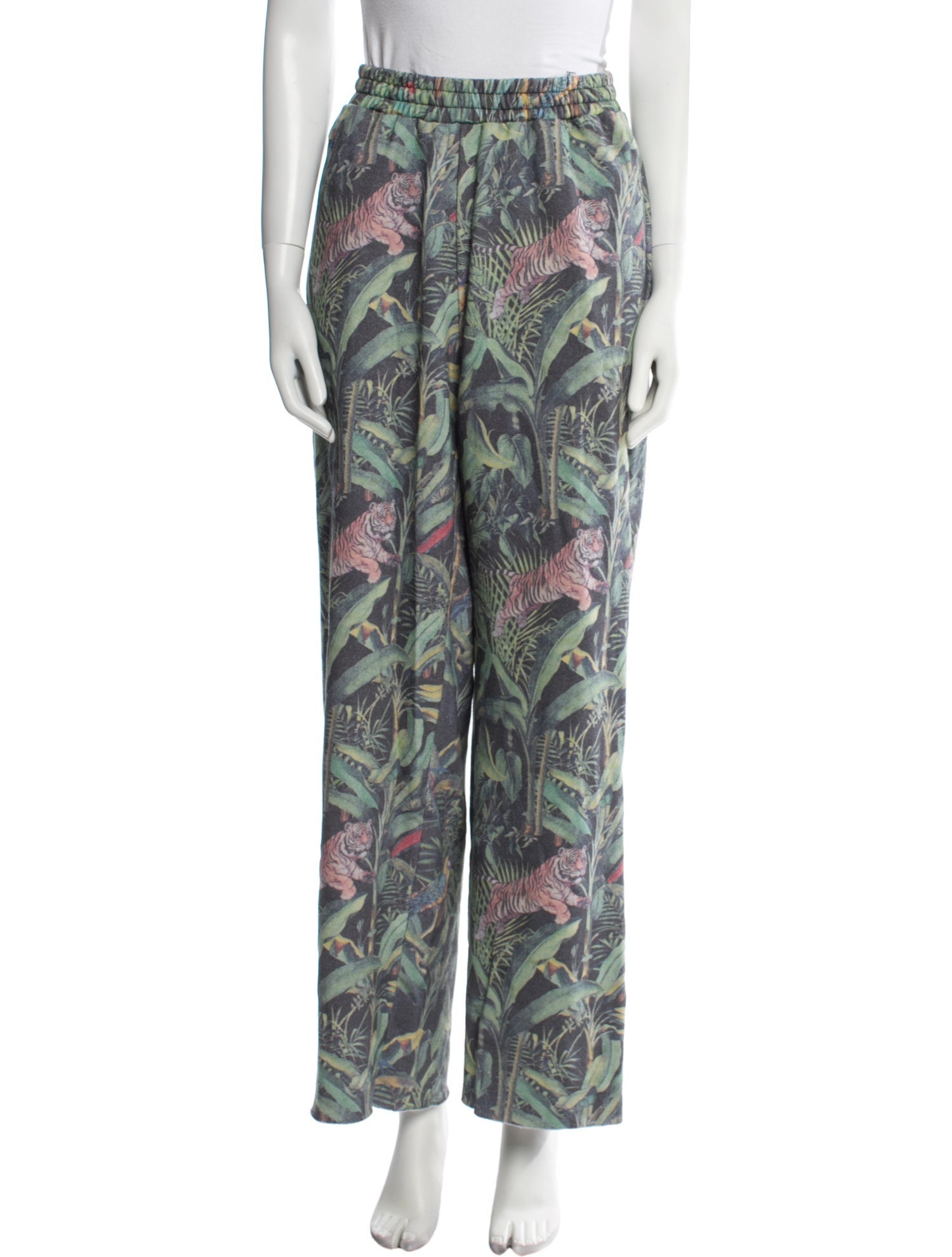 Aviator Nation Printed Wide Leg Pants