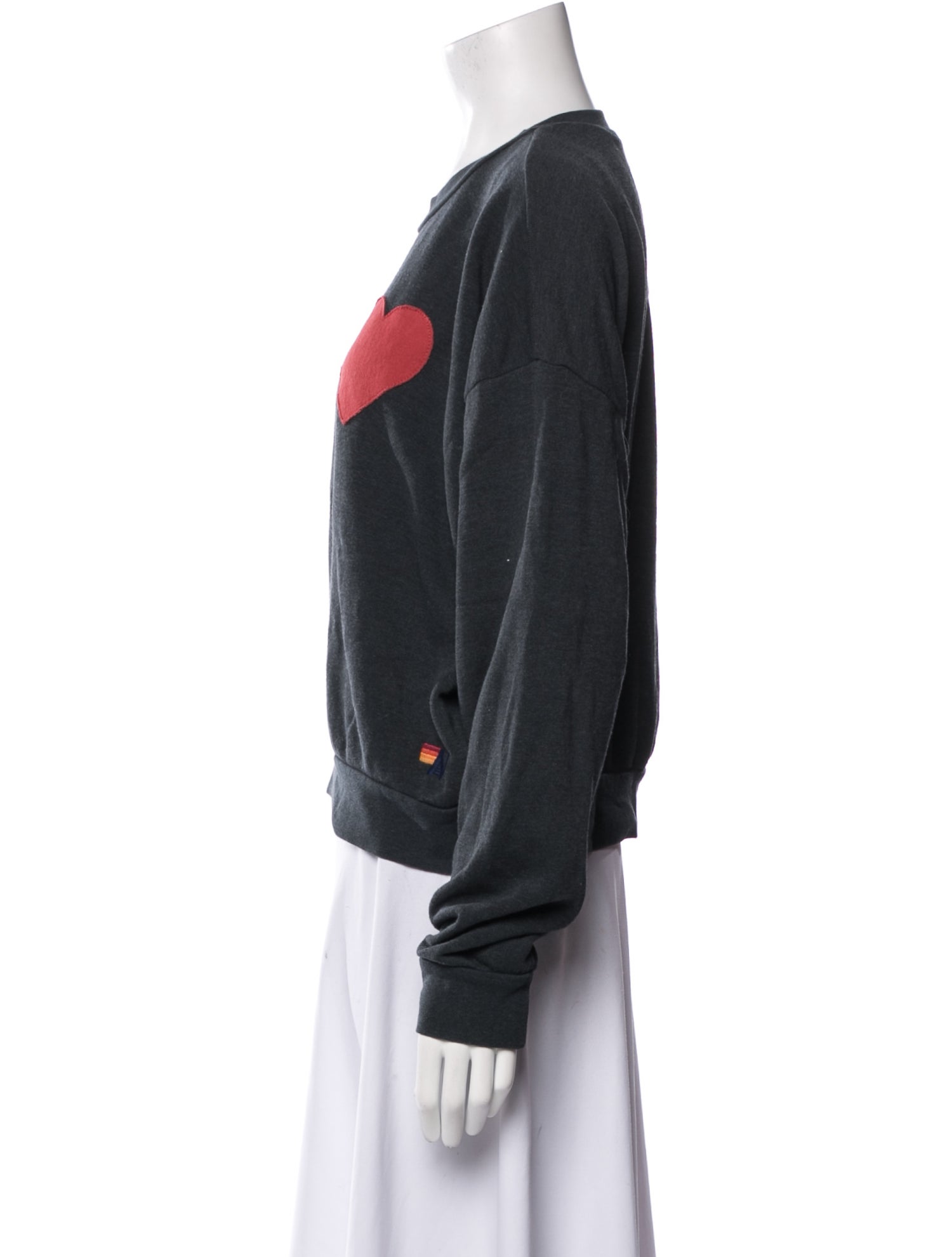 Aviator Nation Graphic Print Crew Neck Sweater