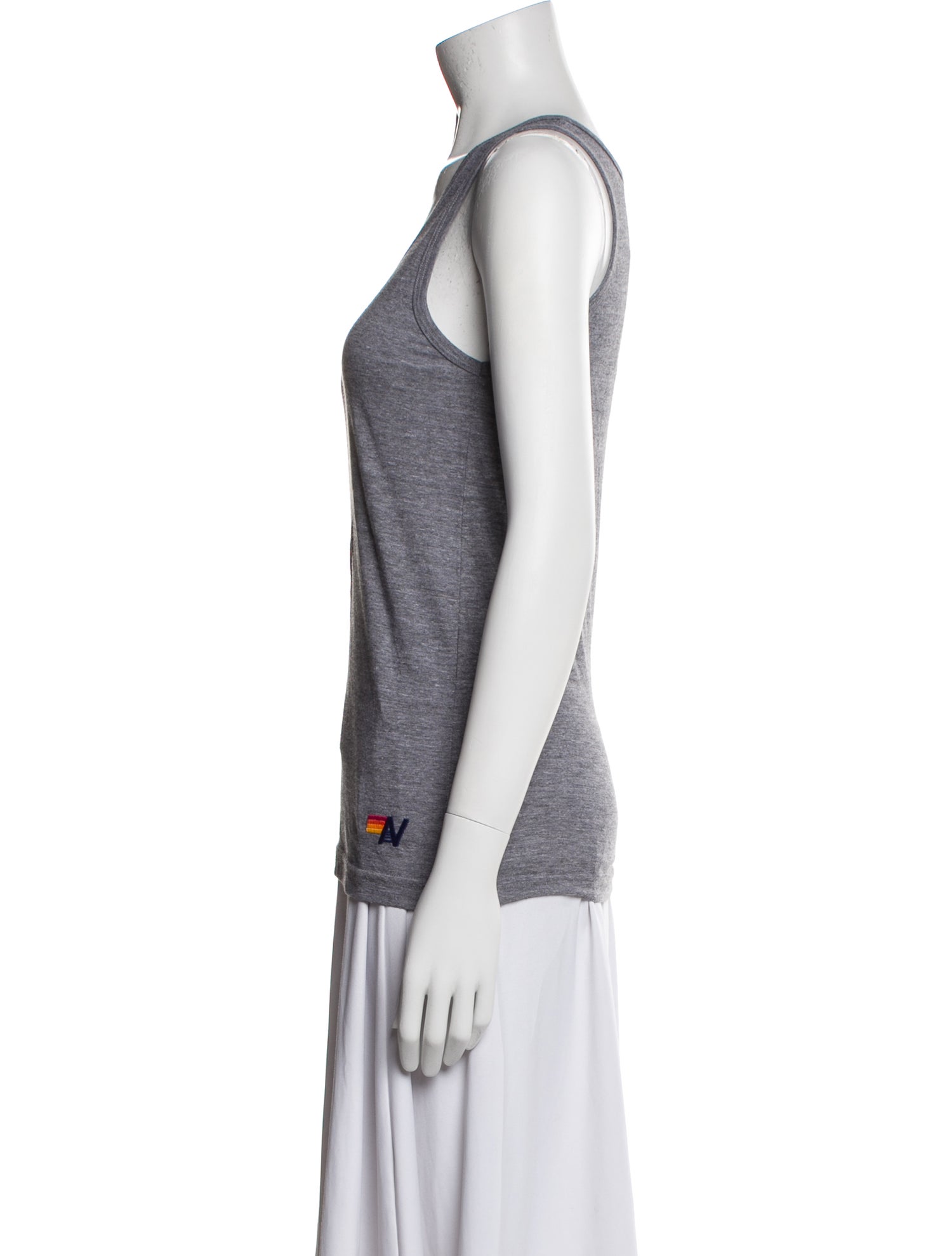 Aviator Nation Graphic Print Scoop Neck Top