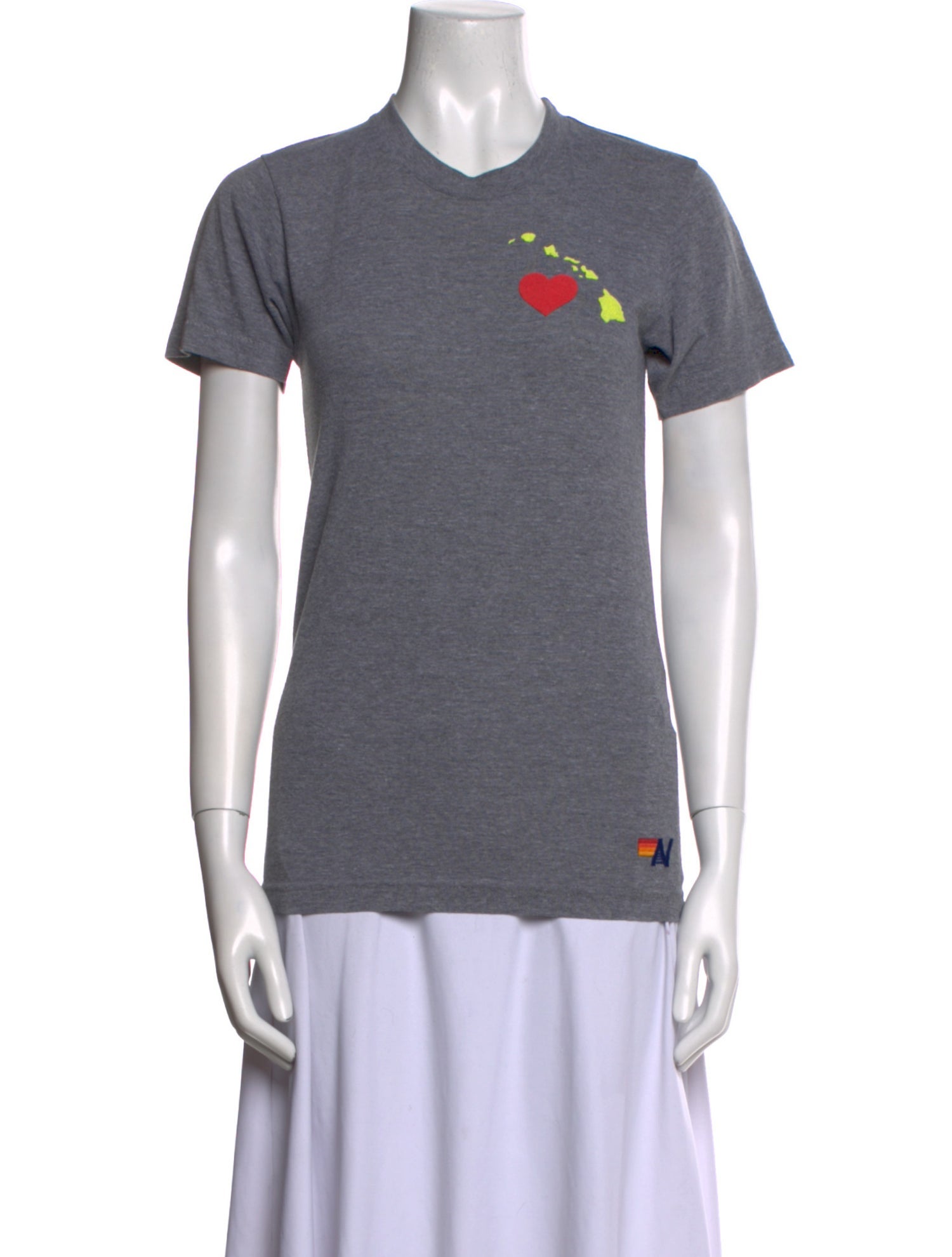 Aviator Nation Graphic Print Crew Neck T-Shirt