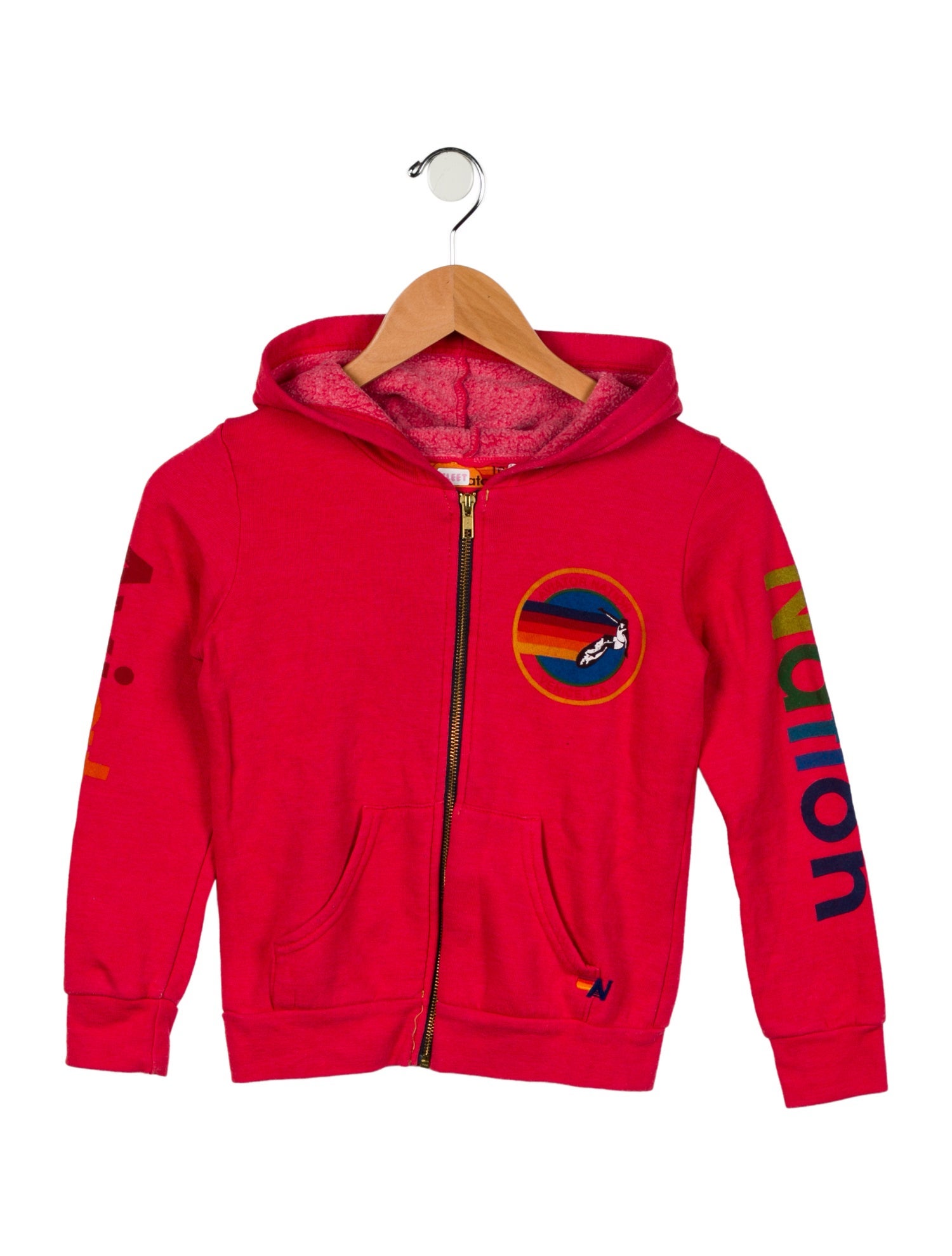 Aviator Nation Girls Zip Closure Hoodie