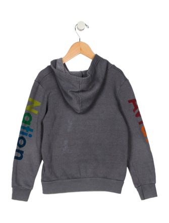 Aviator Nation Boys Printed Zip Up Sweatshirt