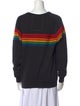 Aviator Nation Striped Crew Neck Sweater