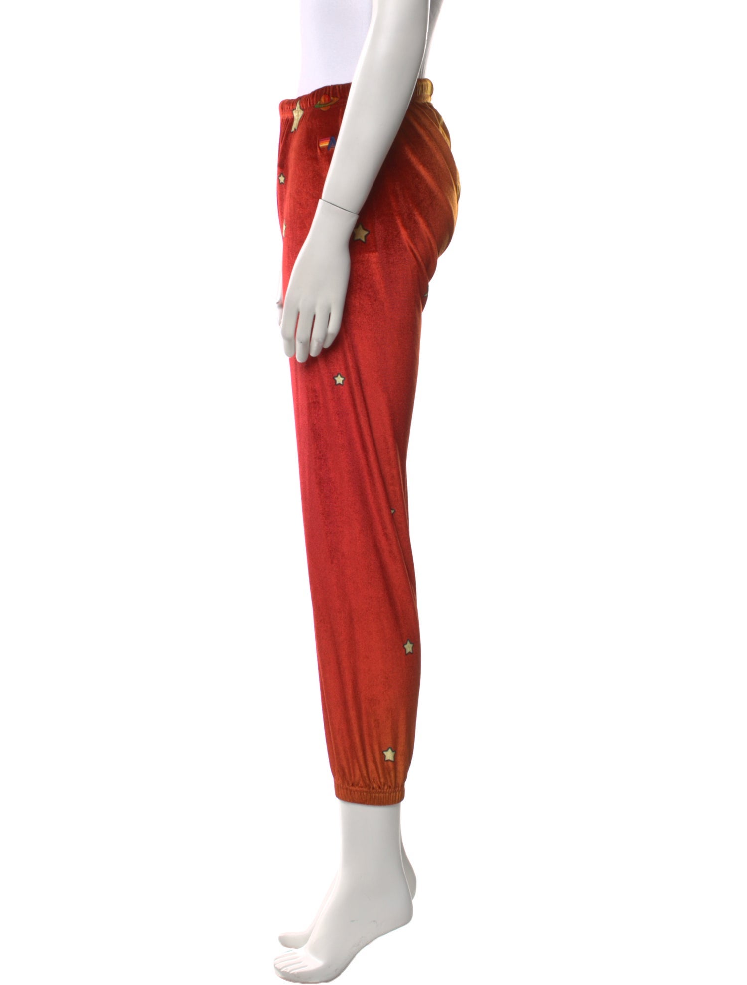 Aviator Nation Graphic Print Skinny Leg Pants