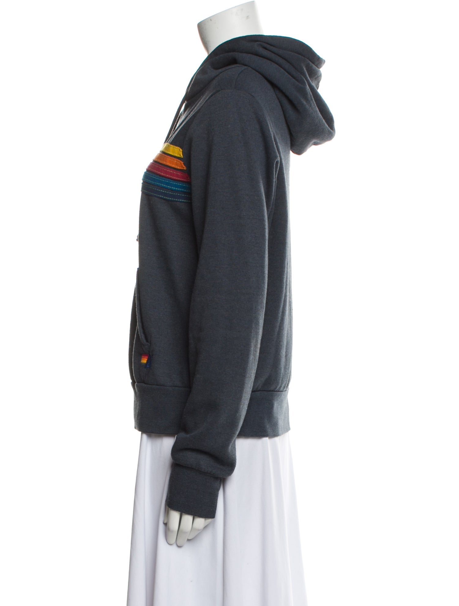 Aviator Nation Striped Crew Neck Sweater