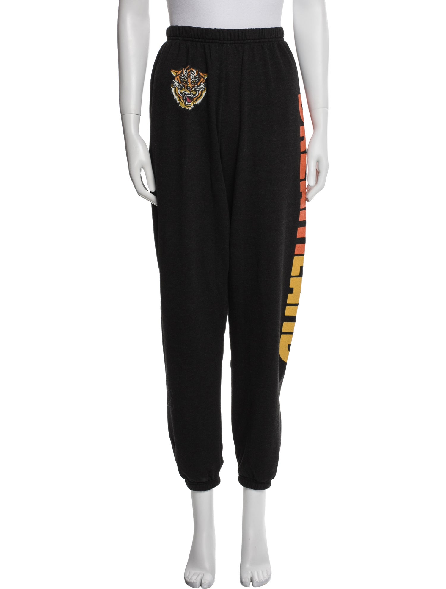 Aviator Nation Printed Embroidered Accent Sweatpants