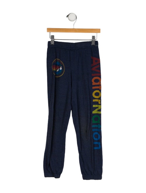Aviator Nation Girls Pattern Print Joggers