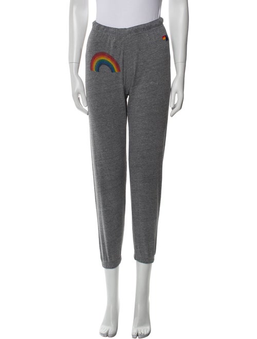 Aviator Nation Graphic Print Embroidered Accent Sweatpants