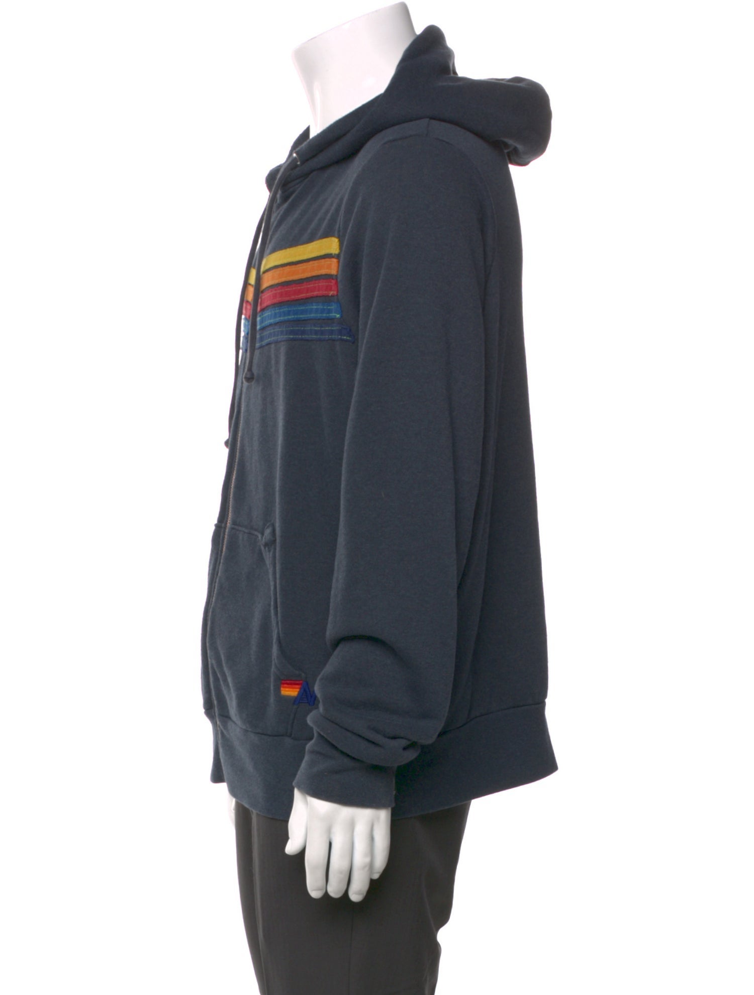 Aviator Nation Striped V-Neck Cardigan