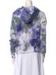 Aviator Nation Tie-Dye Print V-Neck Sweatshirt