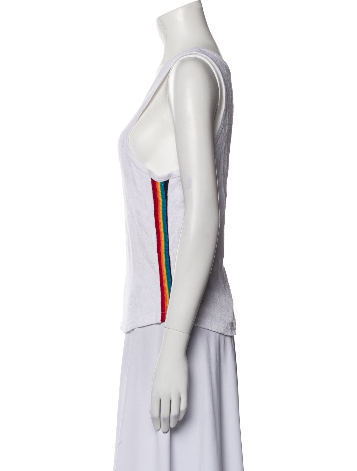 Aviator Nation Scoop Neck Sleeveless Top