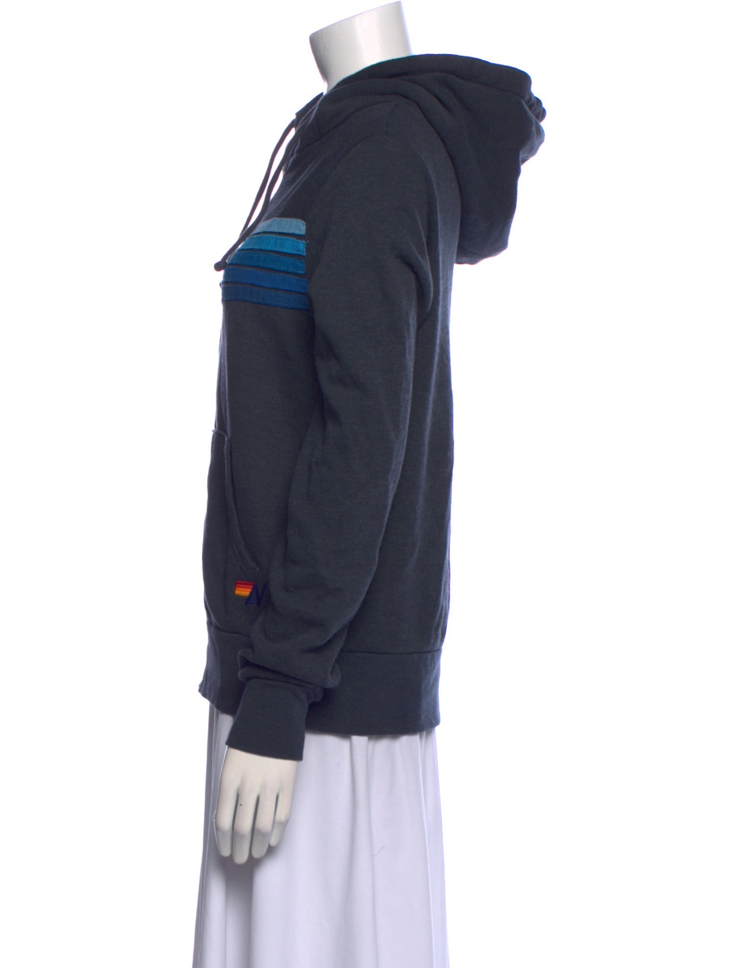 Aviator Nation Striped Crew Neck Sweater