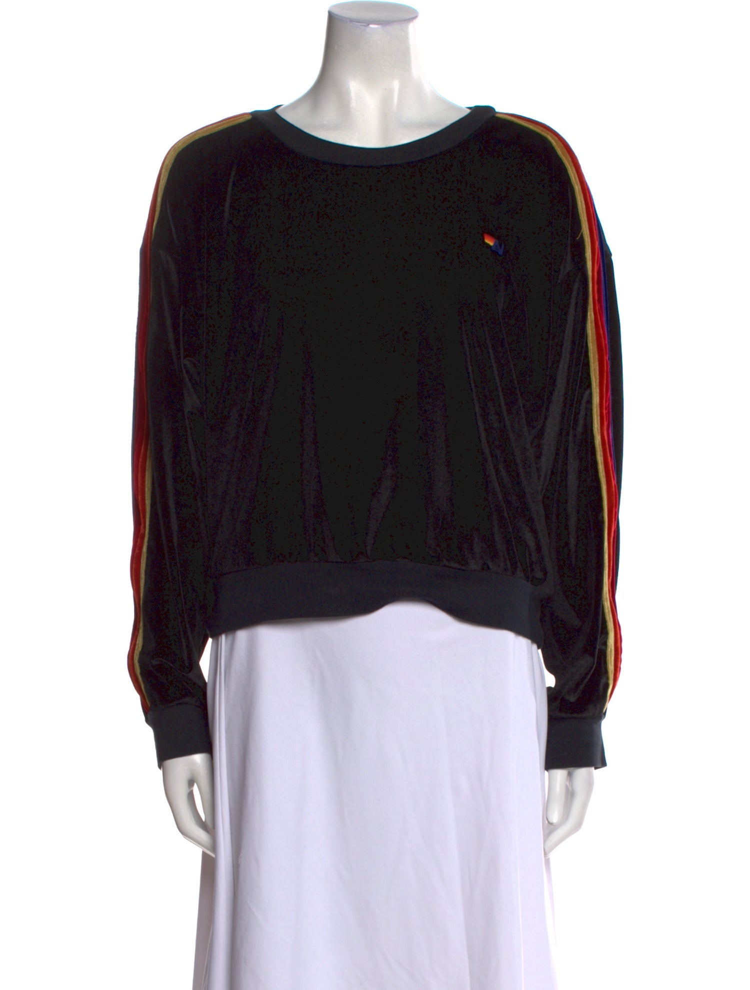 Aviator Nation Printed Scoop Neck Sweater