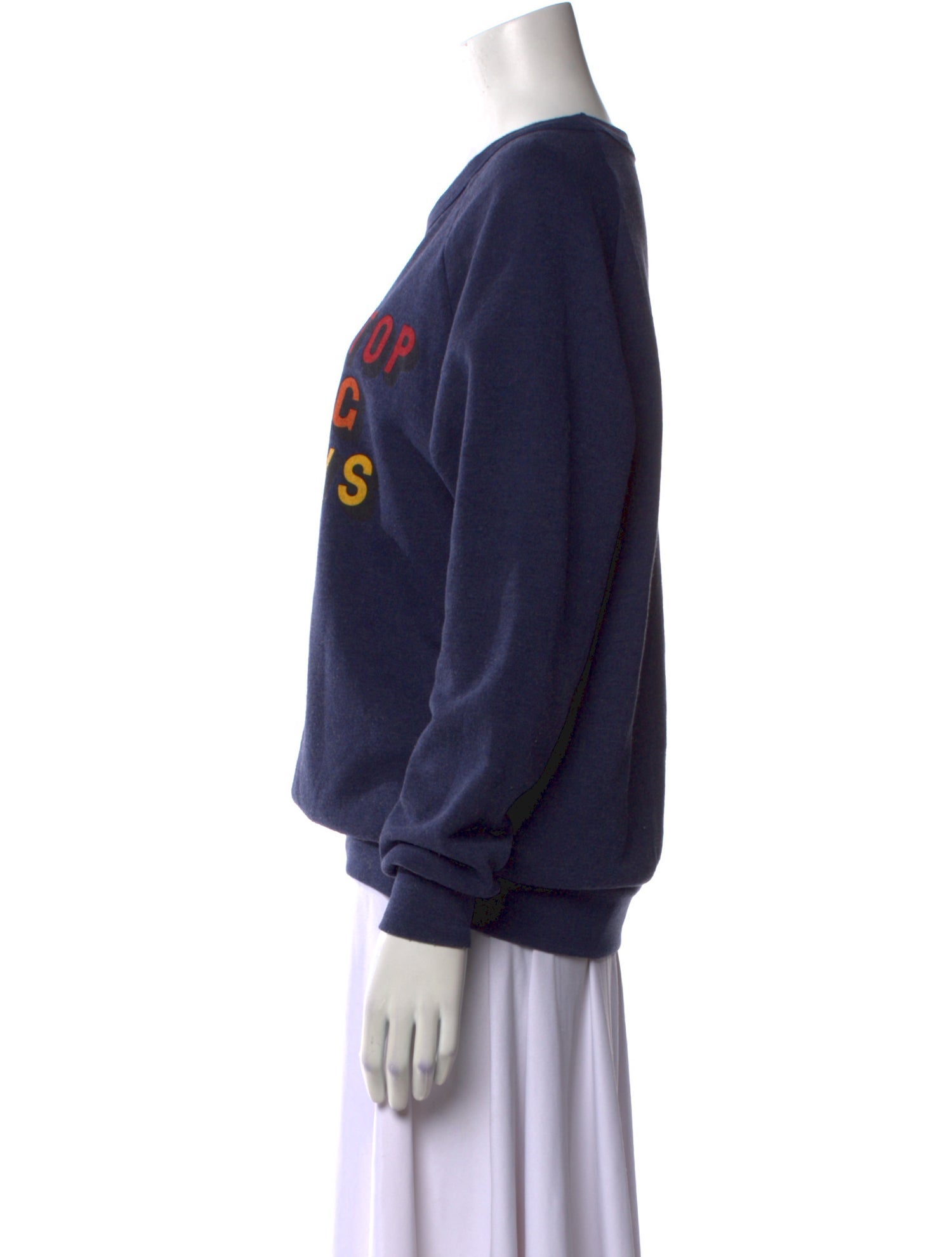 Aviator Nation Graphic Print Crew Neck Sweatshirt