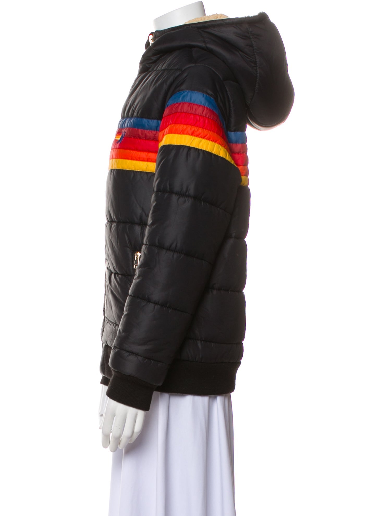 Aviator Nation Nylon Striped Jacket