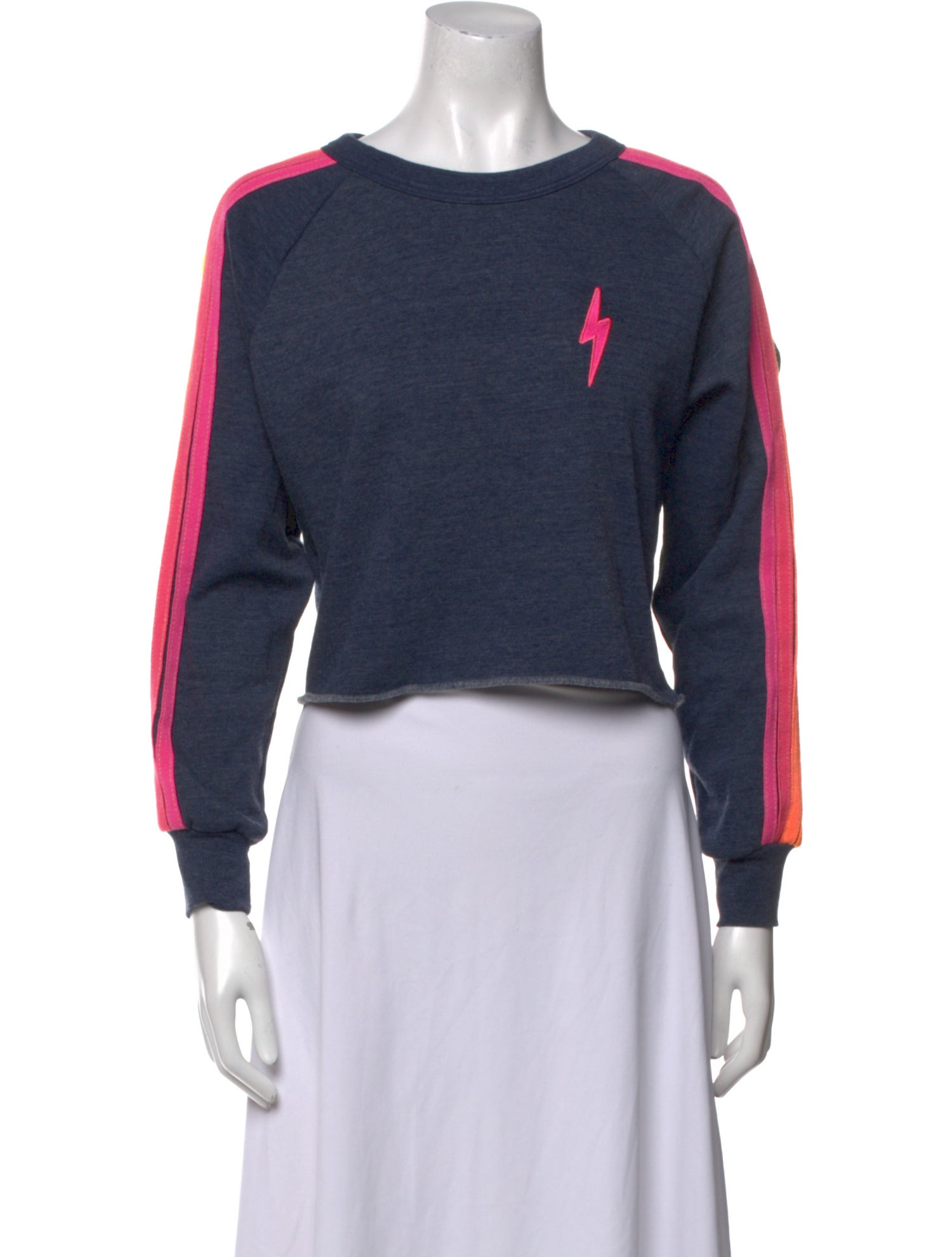 Aviator Nation Bateau Neckline Long Sleeve Sweatshirt