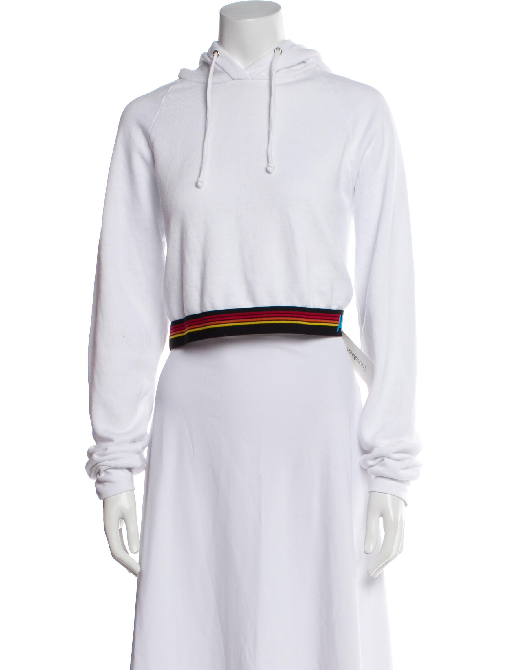 Aviator Nation Mock Neck Long Sleeve Crop Top