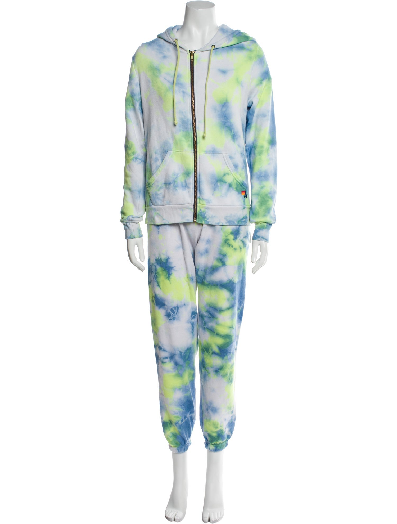 Aviator Nation Tie-Dye Print Pant Set