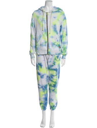 Aviator Nation Tie-Dye Print Pant Set
