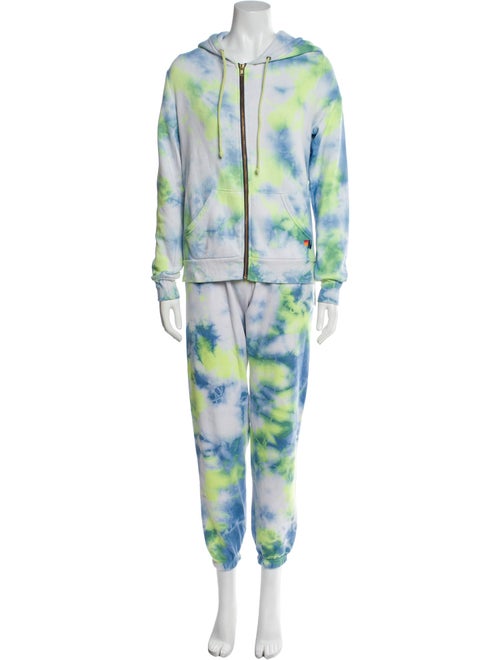 Aviator Nation Tie-Dye Print Pant Set
