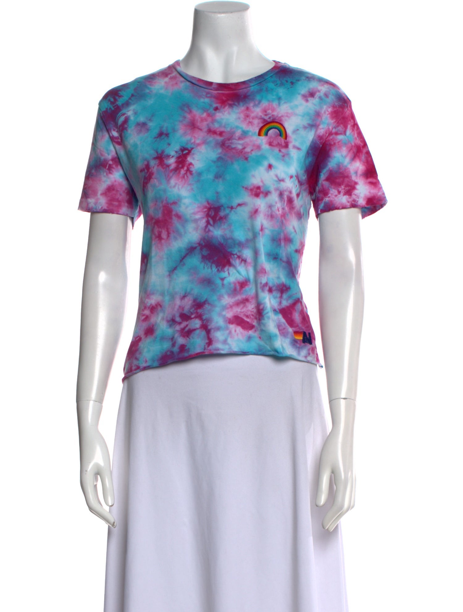 Aviator Nation Tie-Dye Print Crew Neck T-Shirt