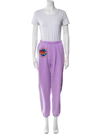 Aviator Nation Embroidered Accent Pant Set