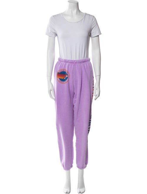 Aviator Nation Embroidered Accent Pant Set