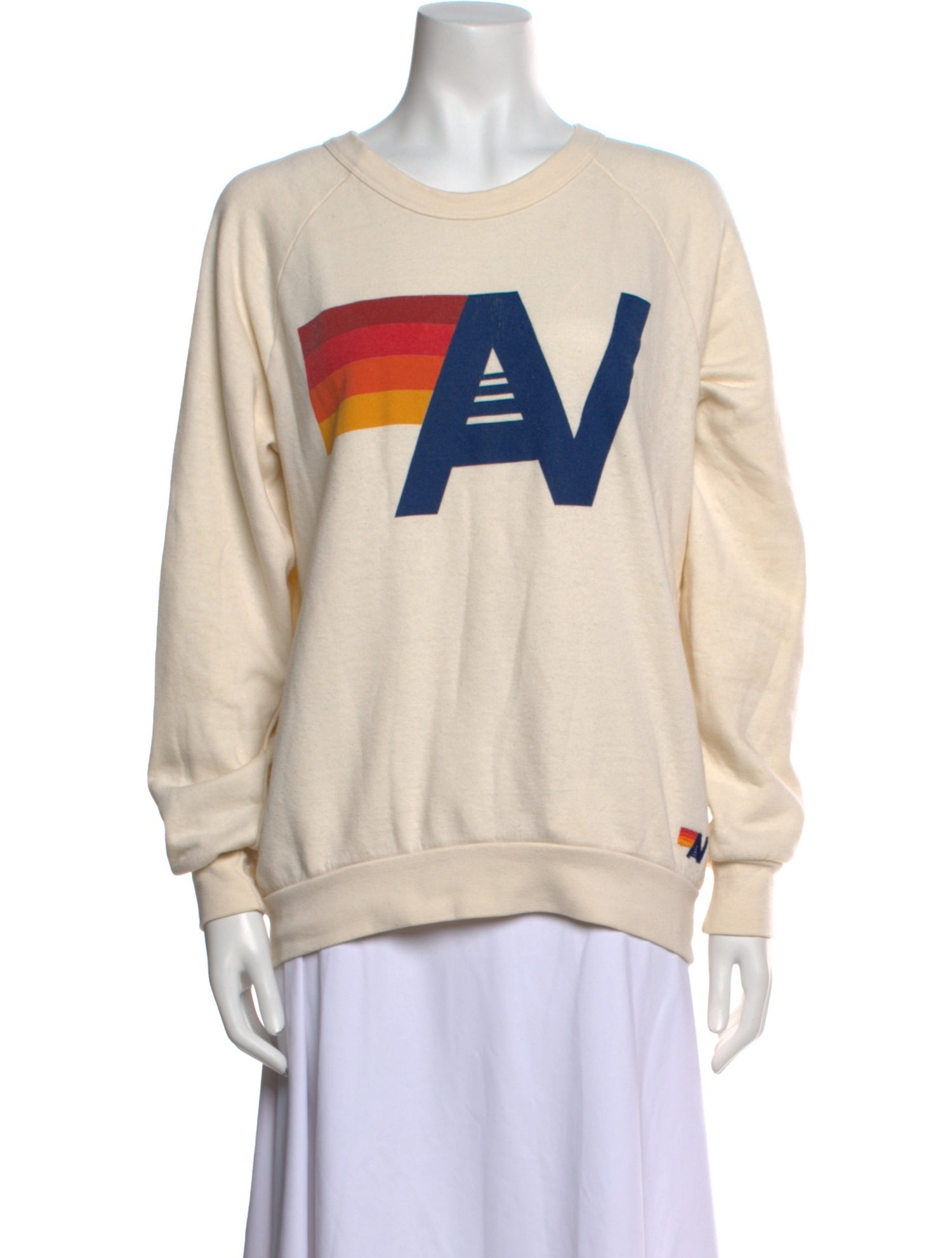 Aviator Nation Graphic Print Crew Neck Sweatshirt
