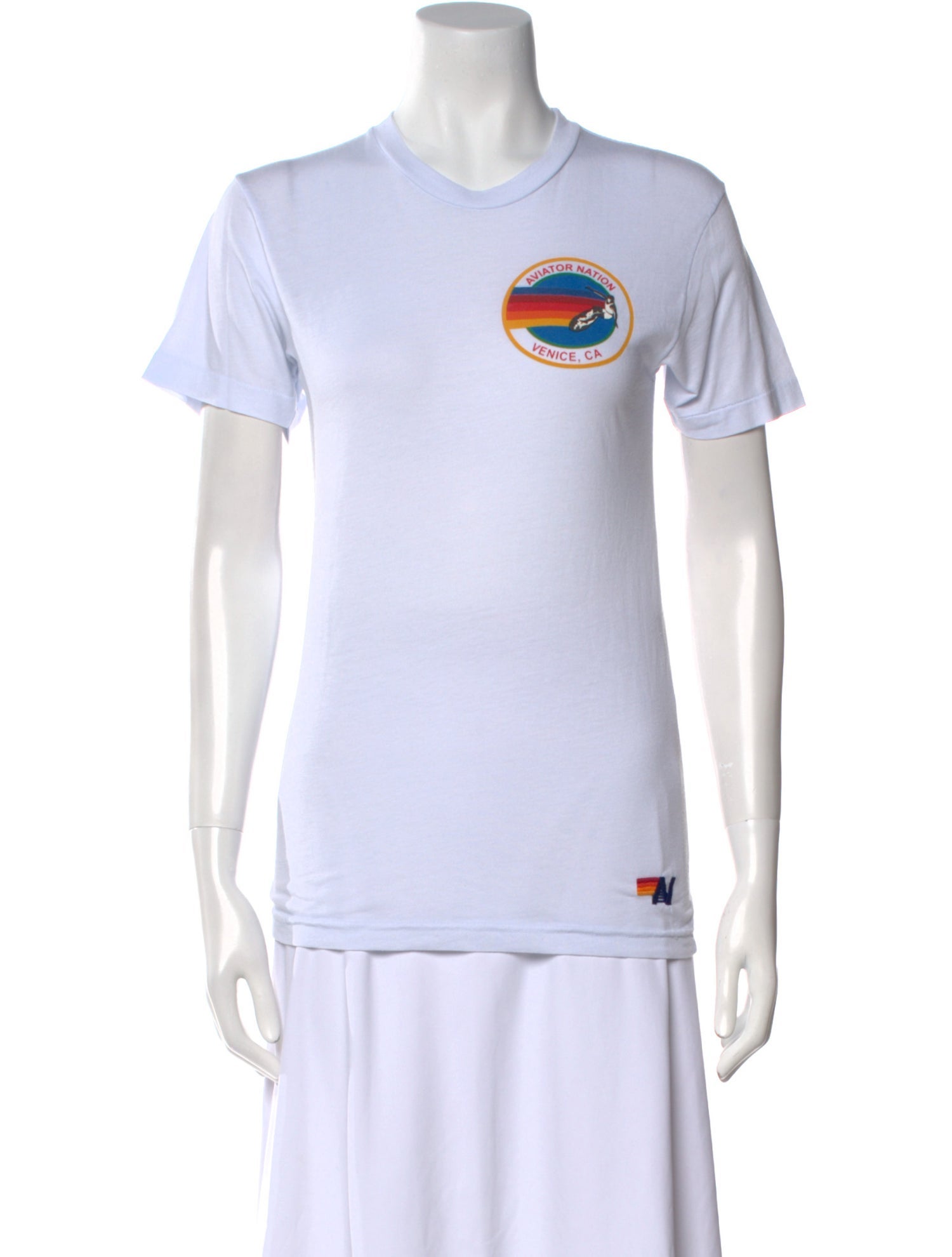 Aviator Nation Graphic Print Crew Neck T-Shirt