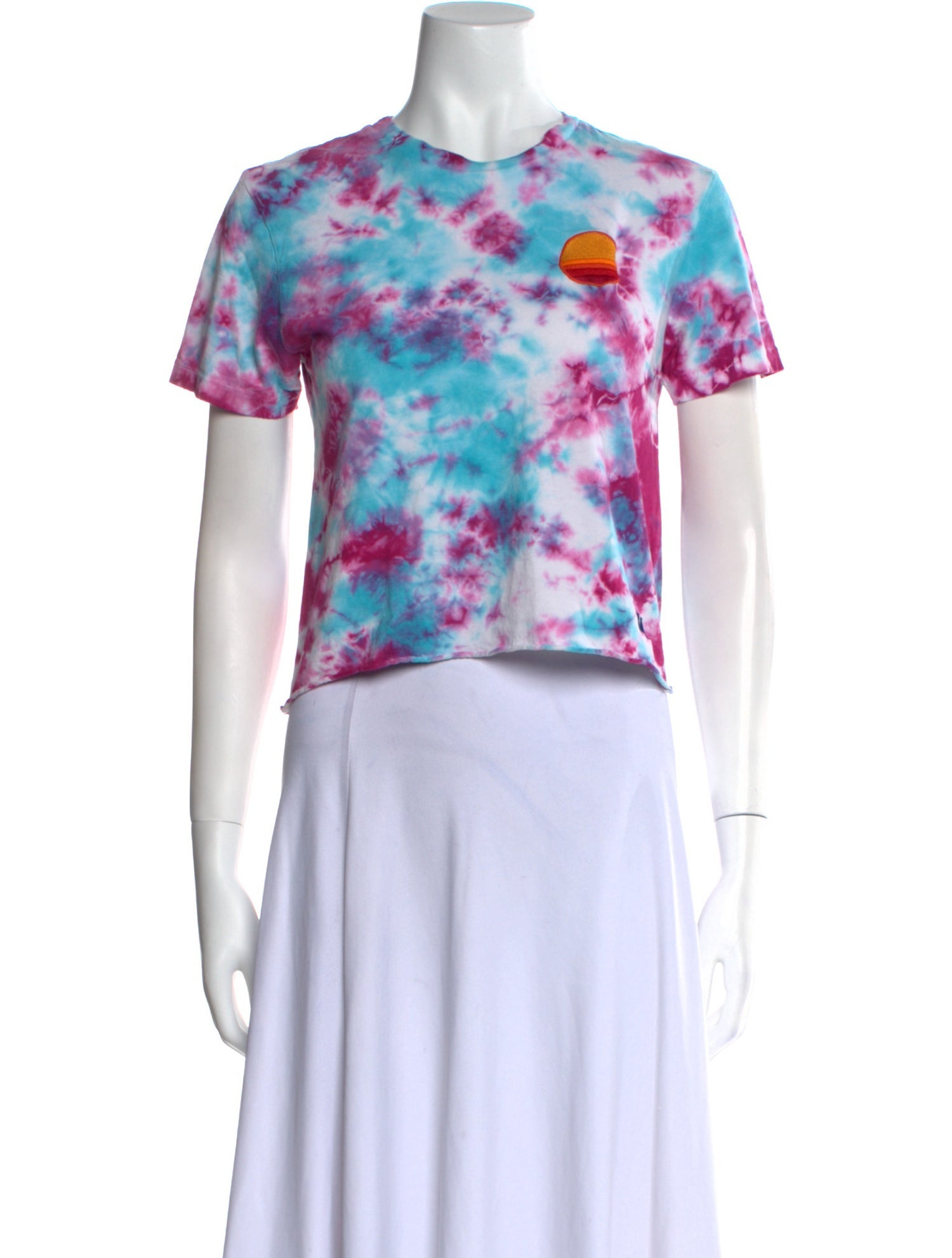 Aviator Nation Tie-Dye Print Crew Neck T-Shirt