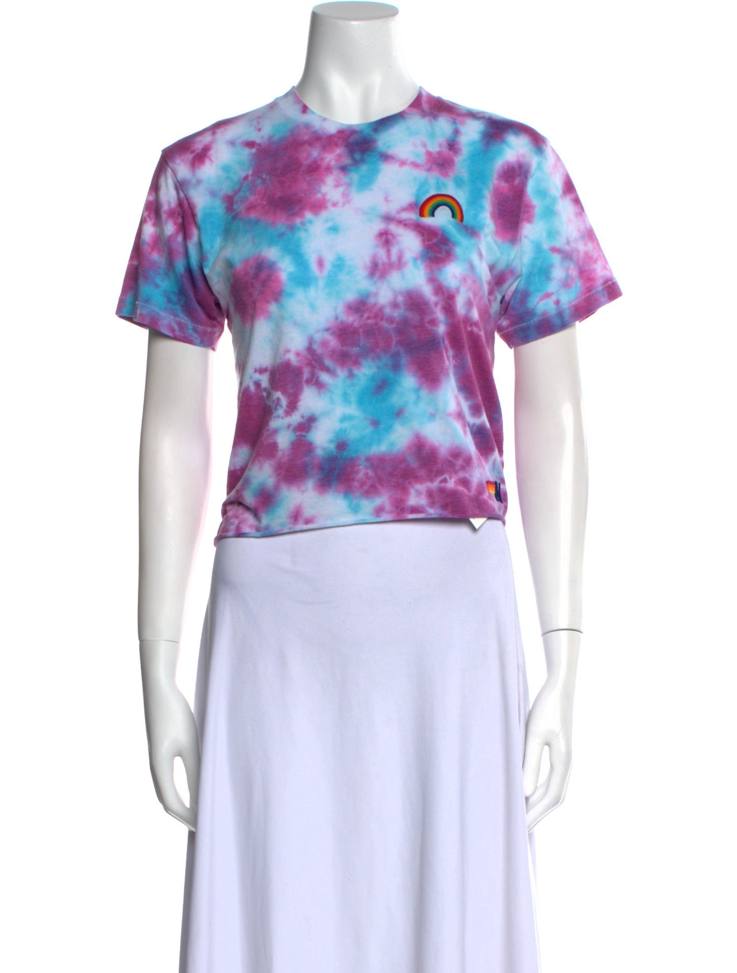 Aviator Nation Tie-Dye Print Crew Neck T-Shirt