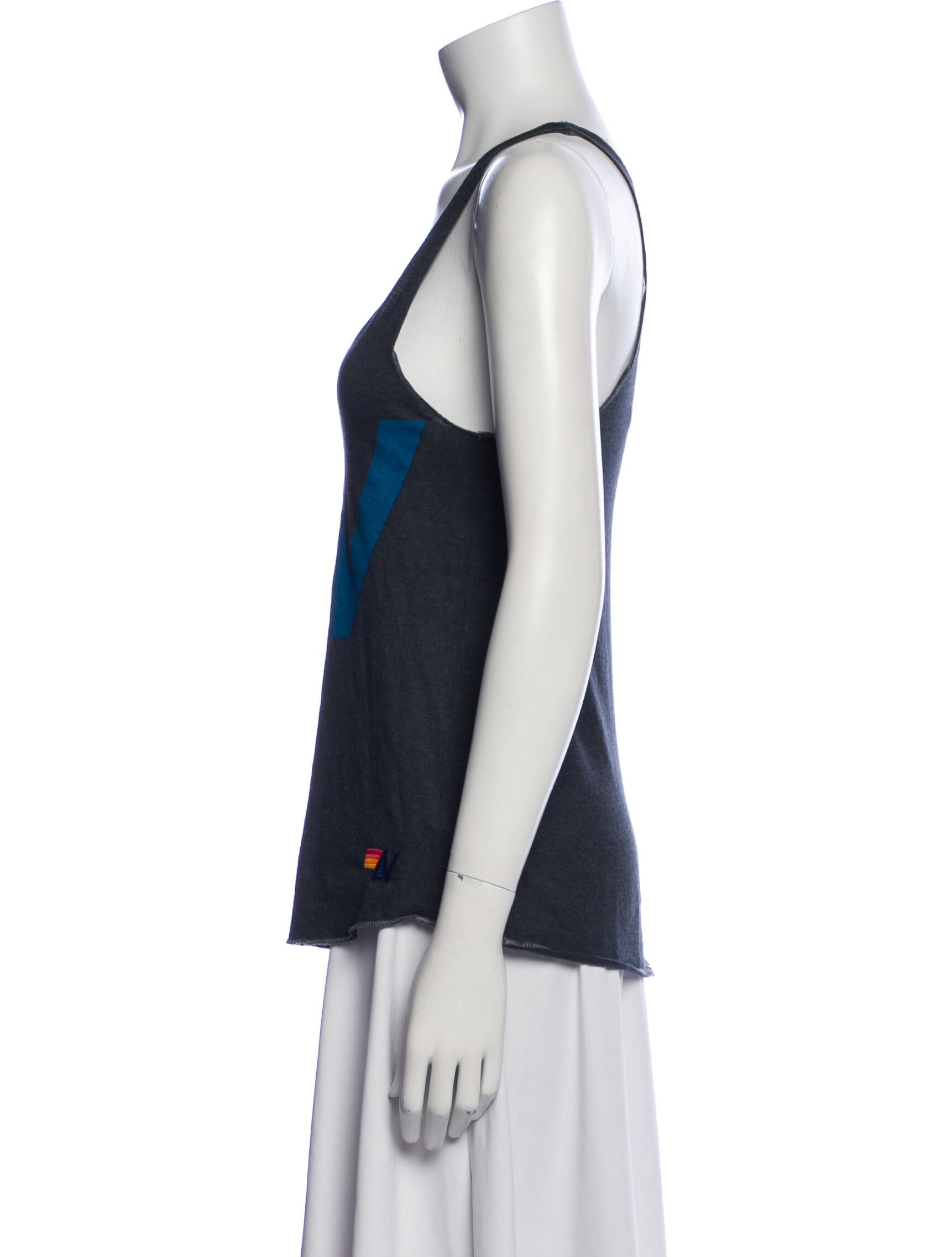 Aviator Nation Graphic Print Scoop Neck Top w/ Tags