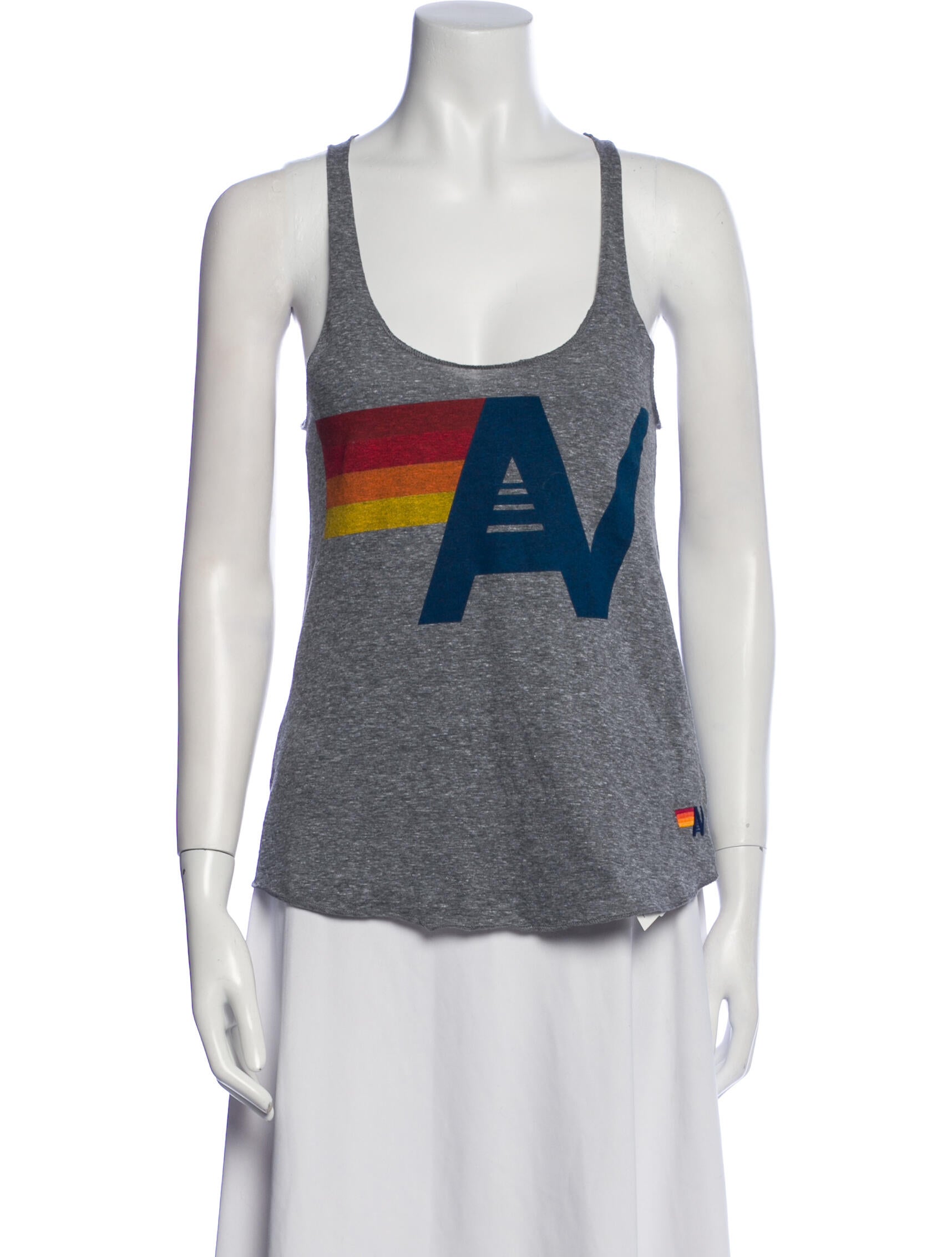 Aviator Nation Graphic Print Scoop Neck Top w/ Tags