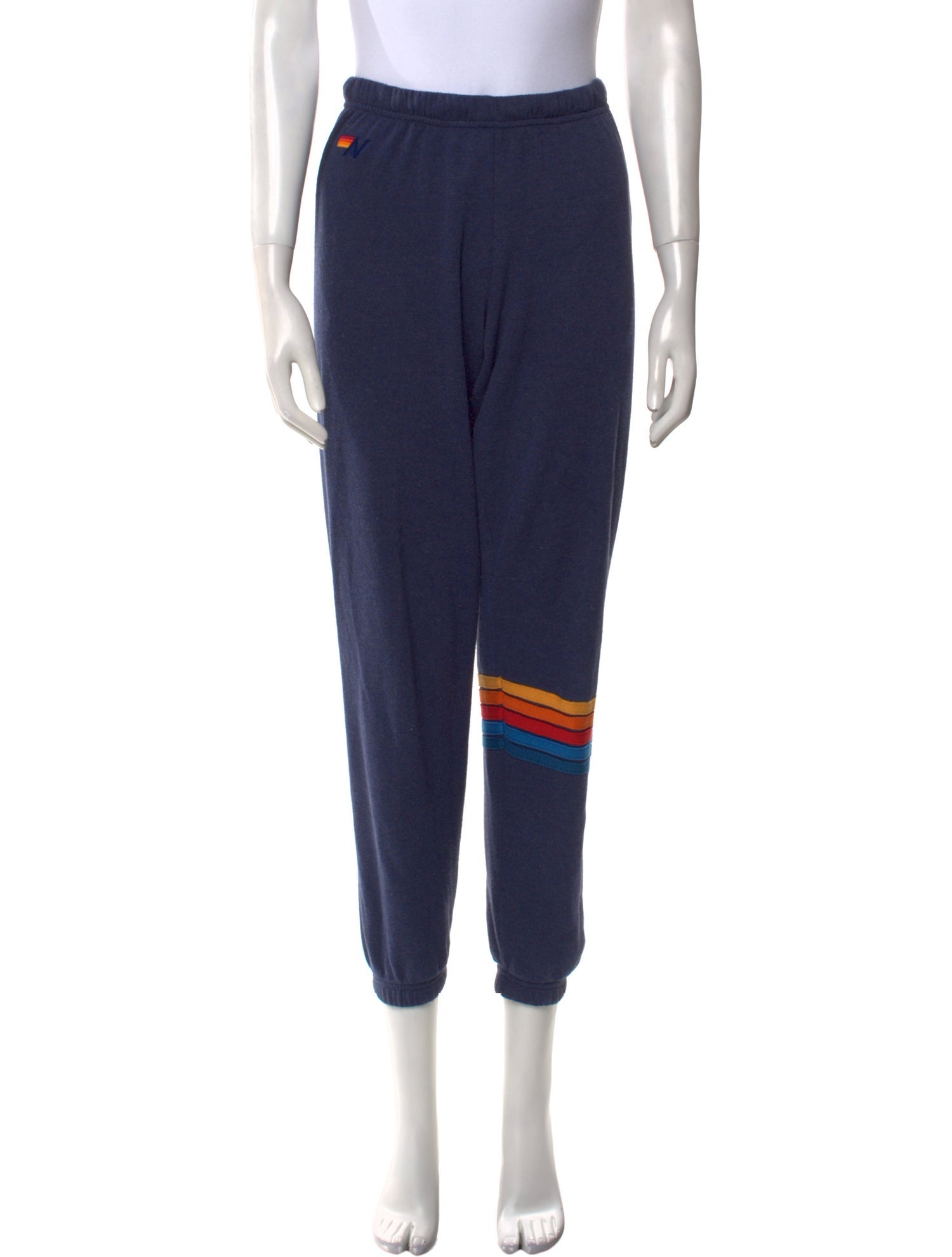 Aviator Nation Striped Skinny Leg Pants