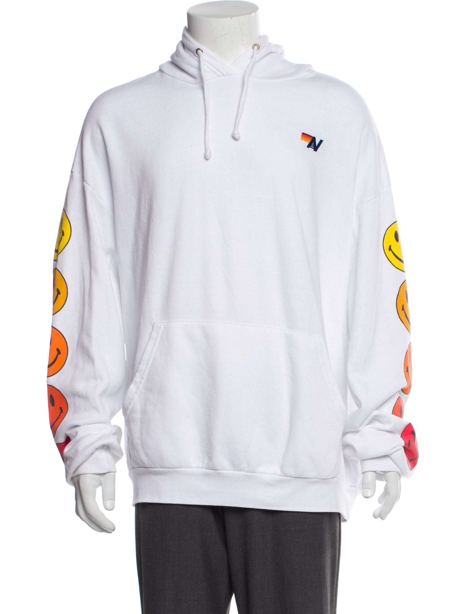 Aviator Nation Graphic Print Crew Neck Hoodie