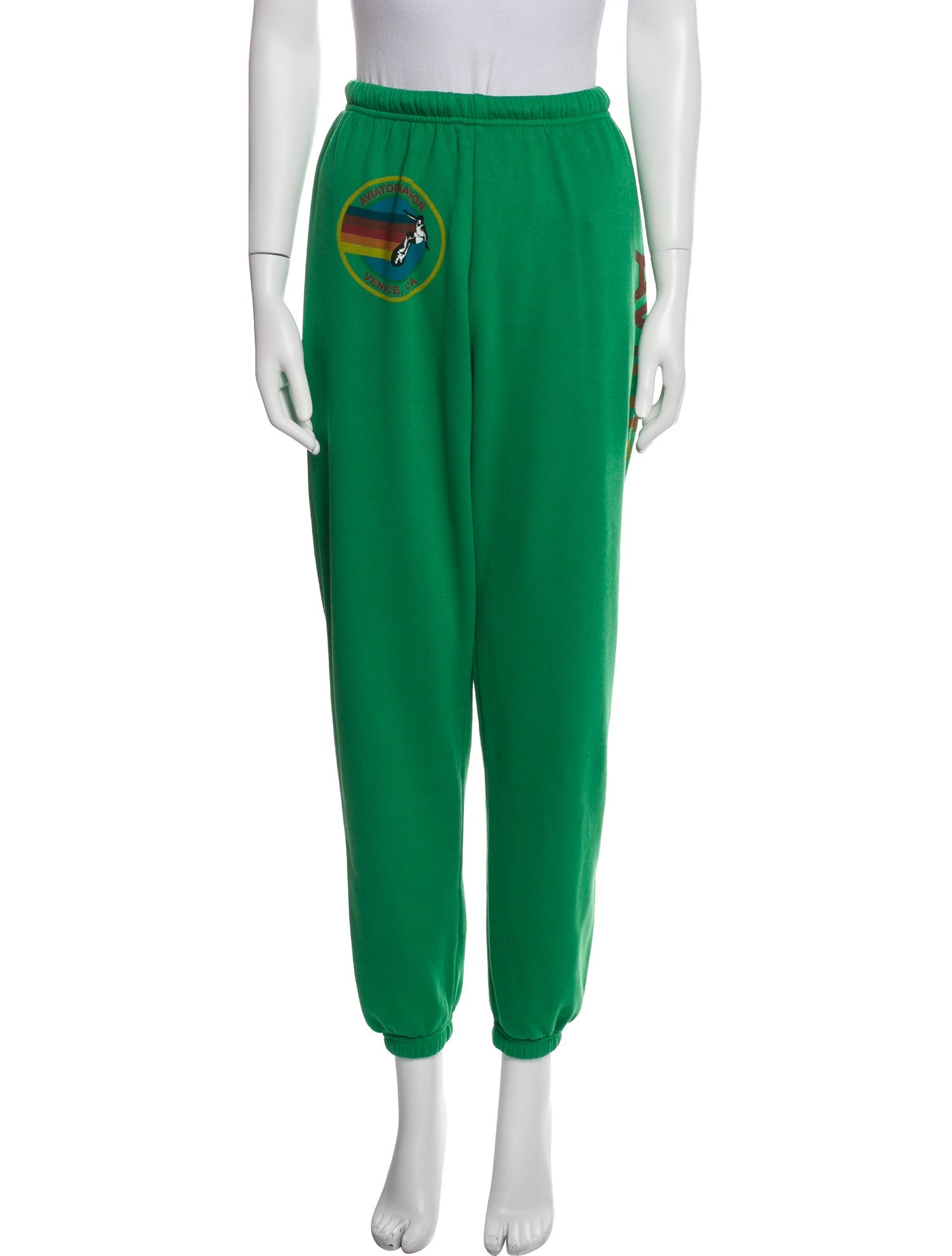 Aviator Nation Embroidered Accent Sweatpants