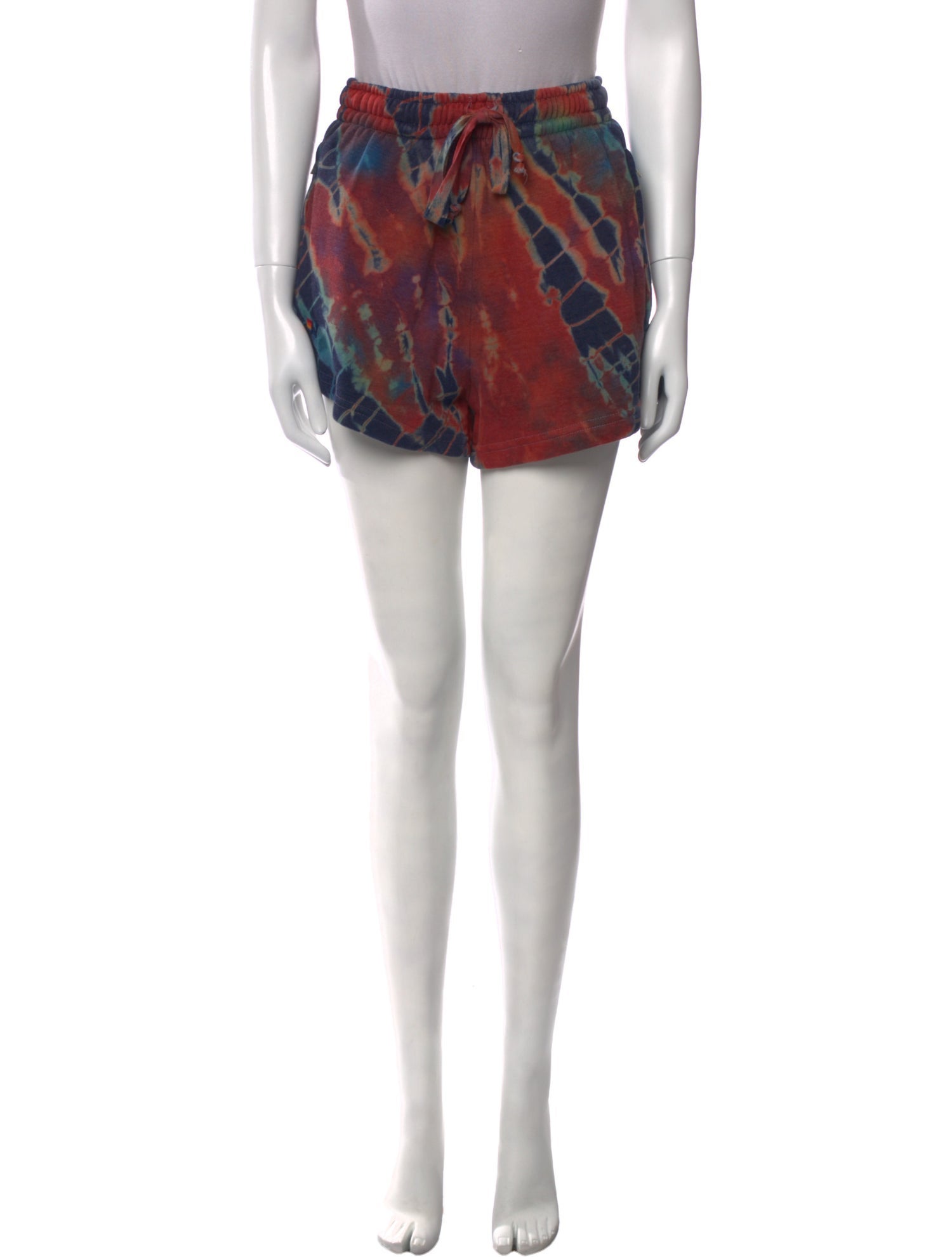 Aviator Nation Tie-Dye Print Mini Shorts