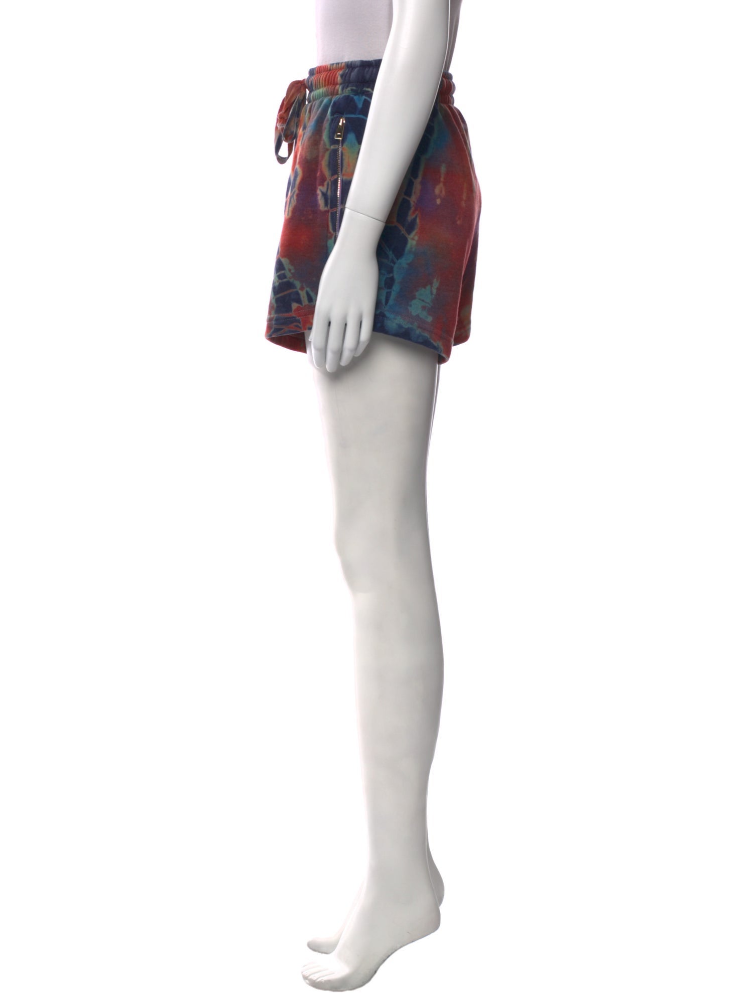 Aviator Nation Tie-Dye Print Mini Shorts