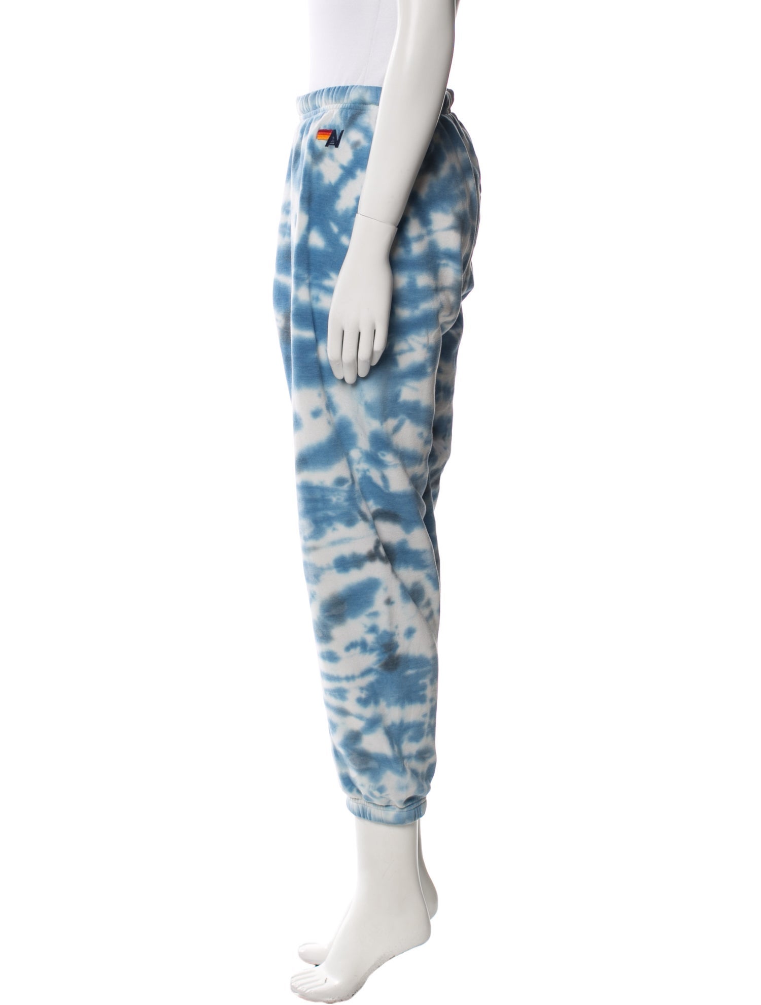 Aviator Nation Tie-Dye Print Skinny Leg Pants