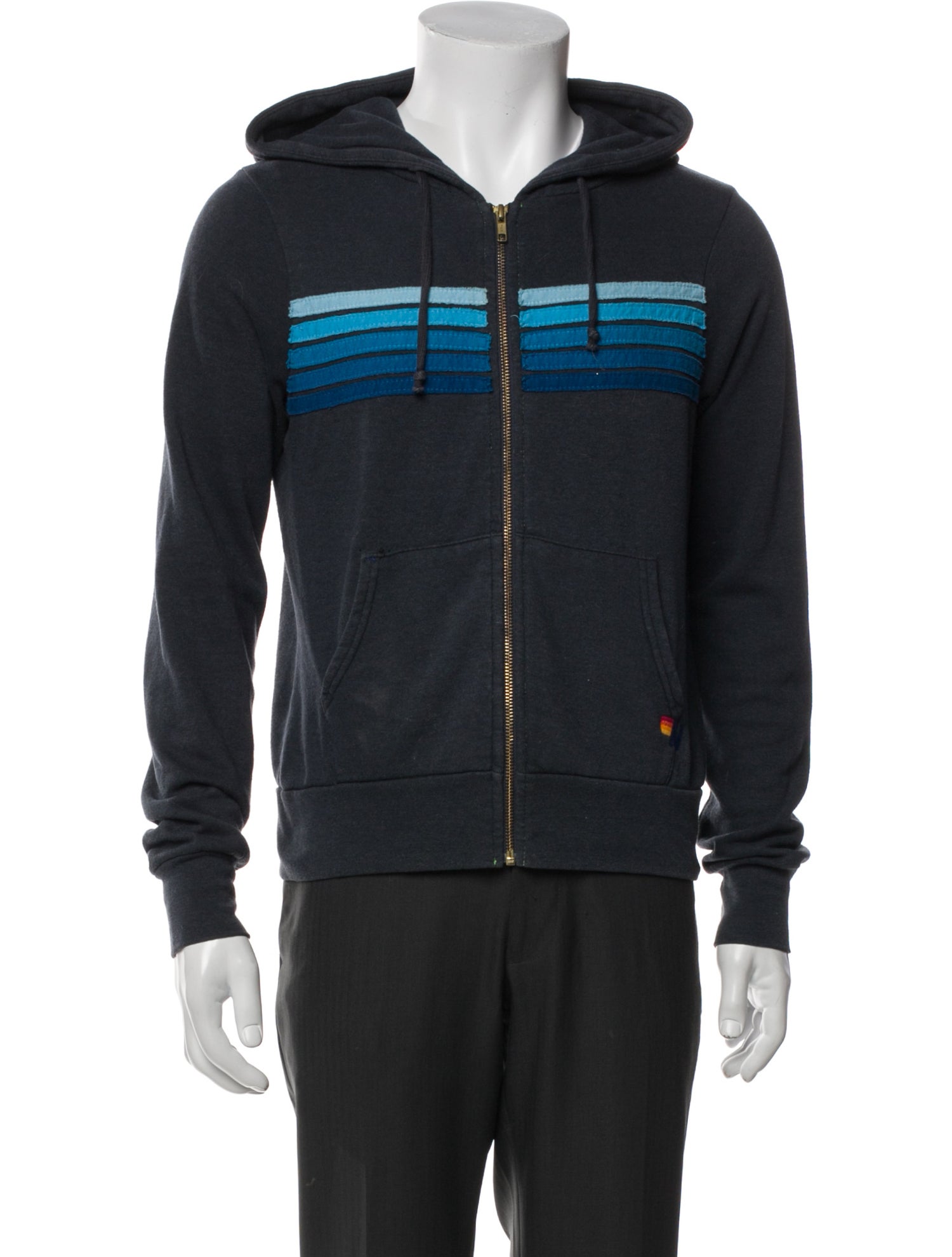 Aviator Nation Striped Bomber Jacket