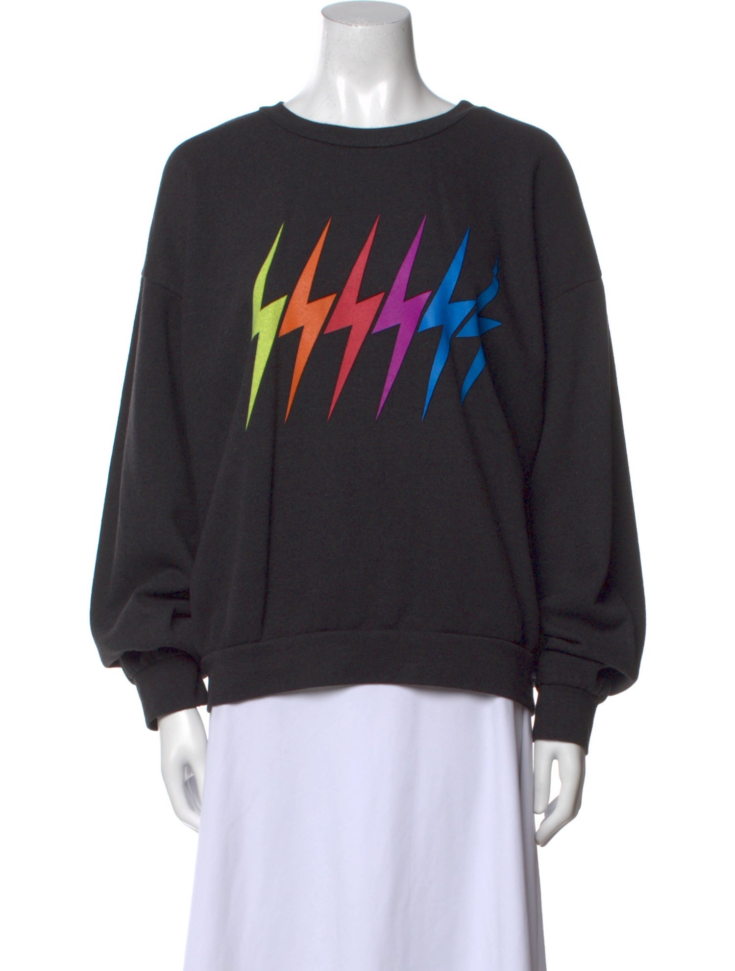 Aviator Nation Graphic Print Crew Neck Sweatshirt