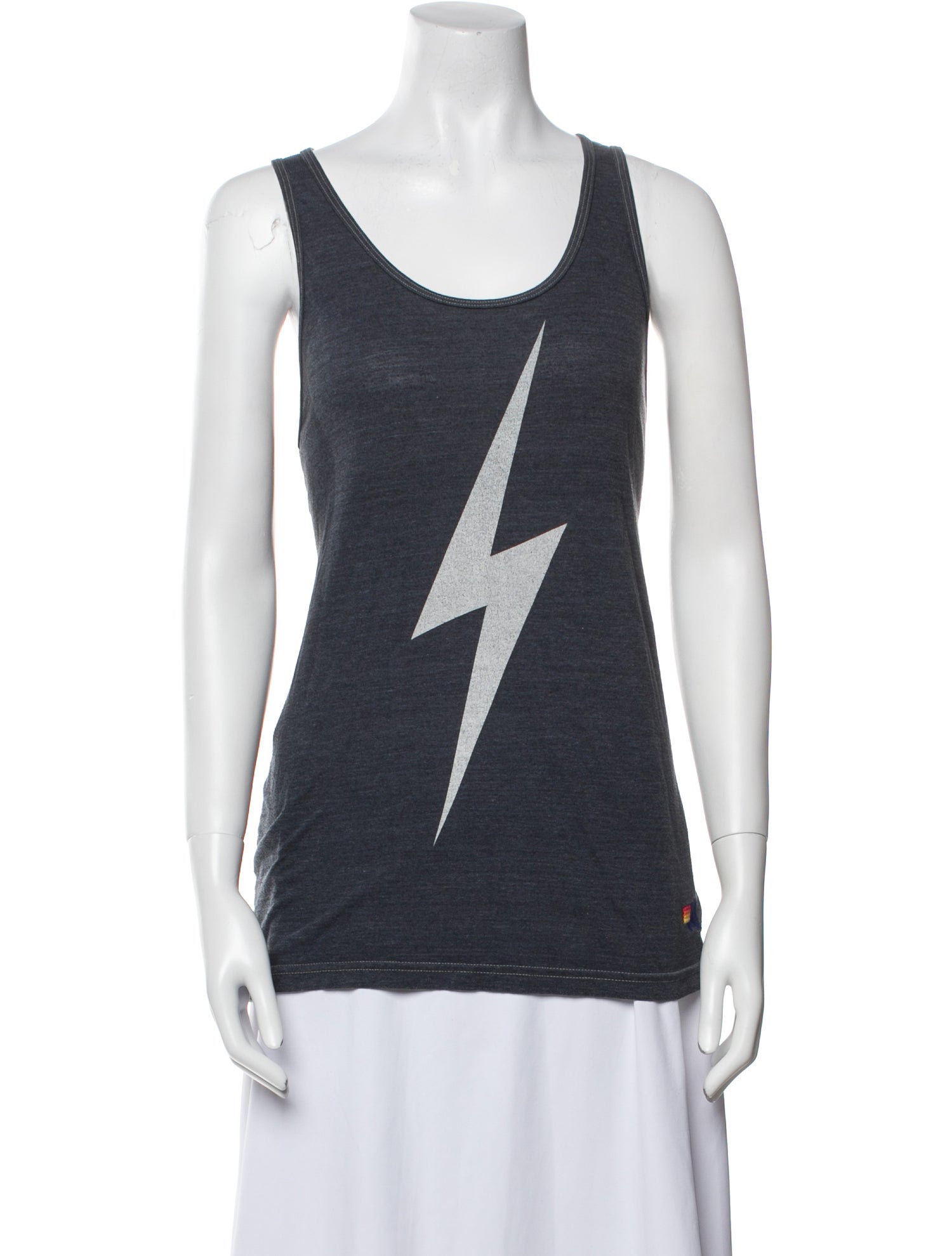 Aviator Nation Scoop Neck Sleeveless Top