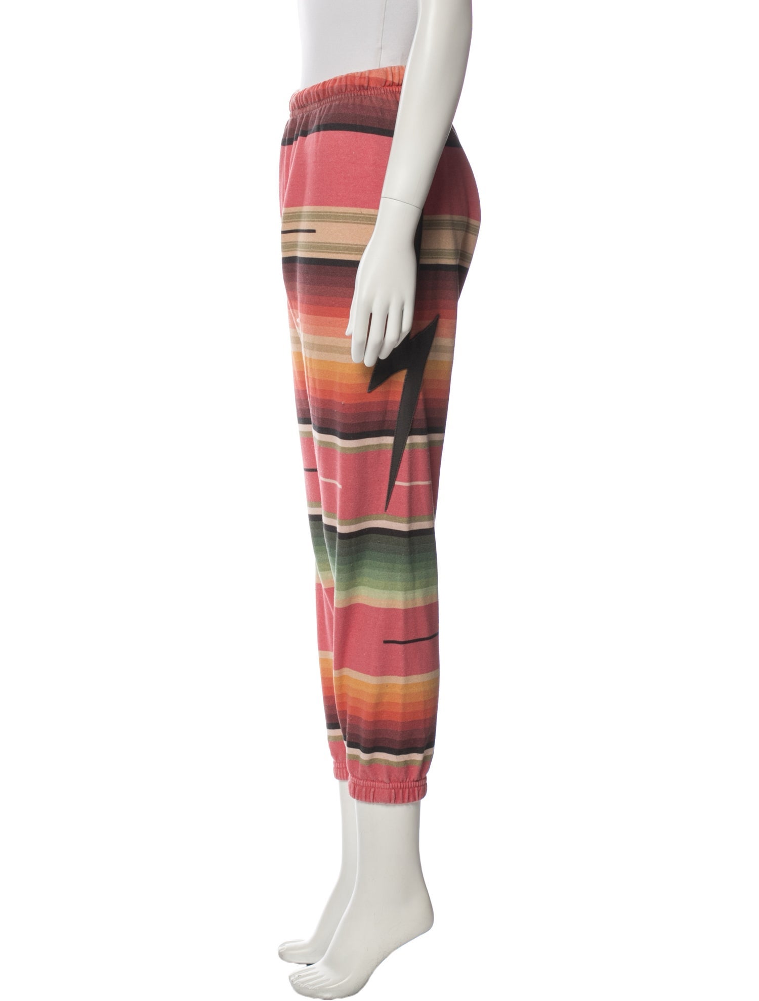 Aviator Nation Striped Skinny Leg Pants