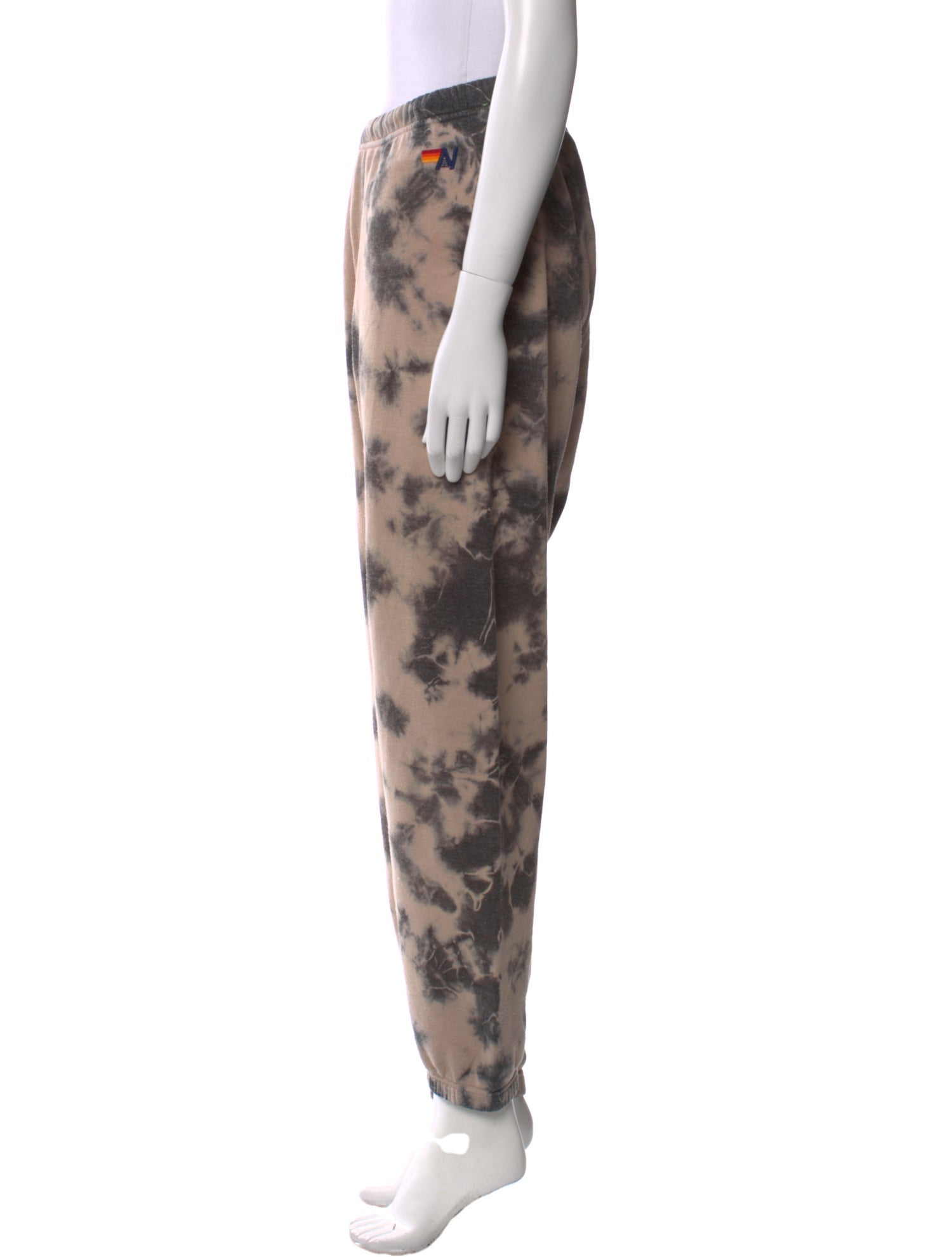 Aviator Nation Tie-Dye Print Skinny Leg Pants